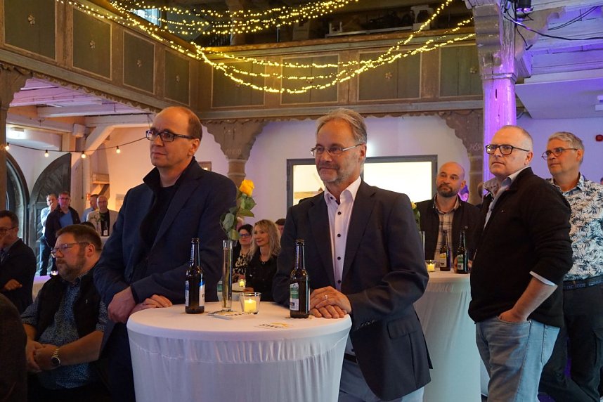 Die SWG feierte in der Altendorfer Kirche ihren 75. Geburtstag. Marvin Scott sorgte f&uuml;r die musikalische Unterhaltung. 