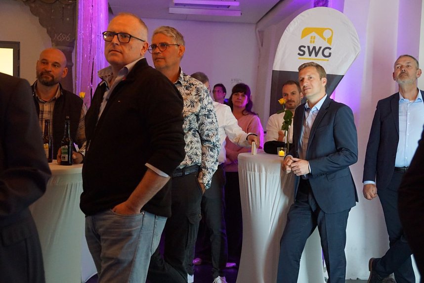 Die SWG feierte in der Altendorfer Kirche ihren 75. Geburtstag. Marvin Scott sorgte f&uuml;r die musikalische Unterhaltung. 