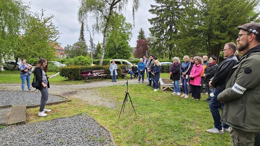 Kranzniederlegung in Bleicherode