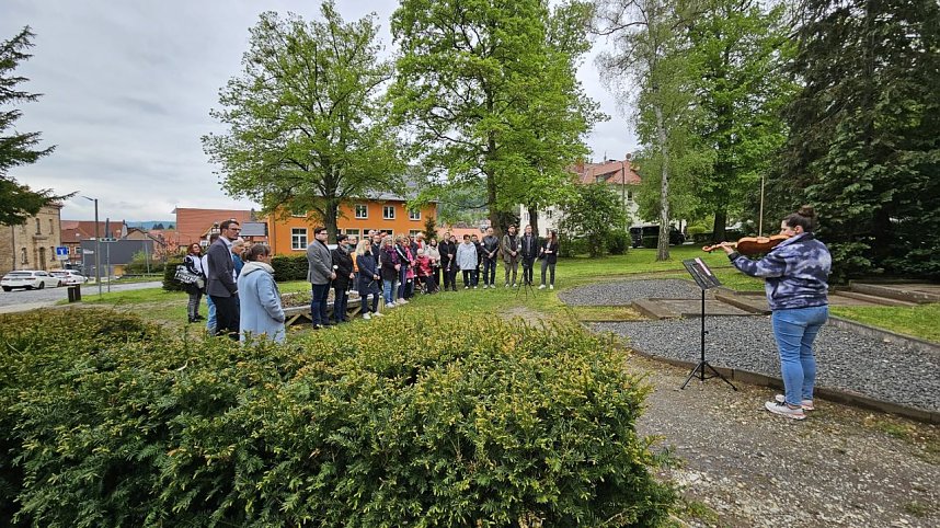 Kranzniederlegung in Bleicherode