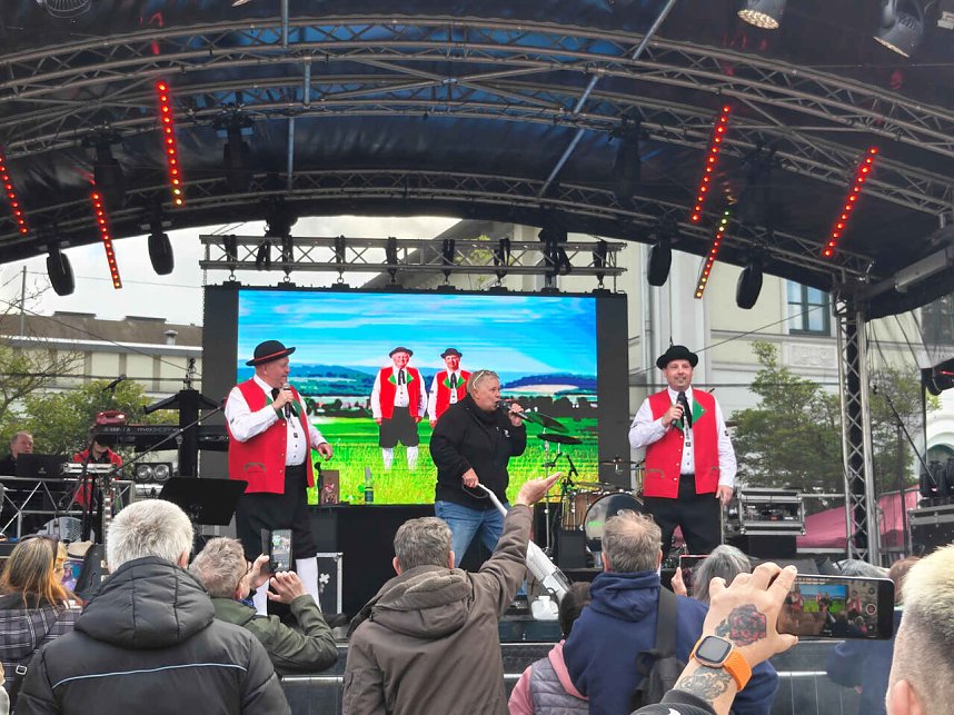 Impressionen vom zweiten Tag des Bahnhoffestes in Nordhausen.