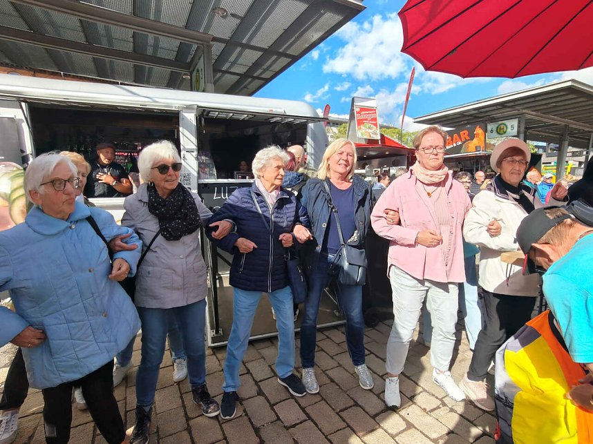 Impressionen vom zweiten Tag des Bahnhoffestes in Nordhausen.