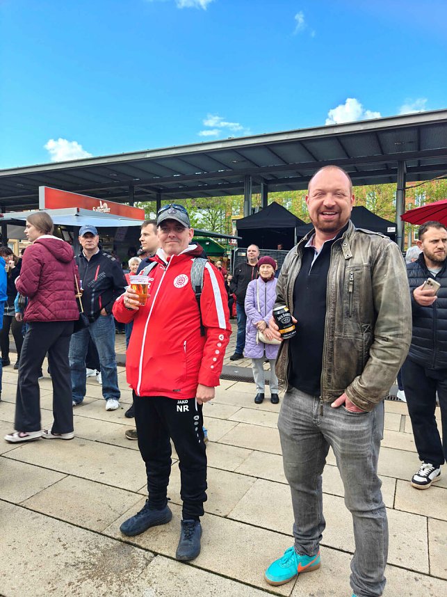 Impressionen vom zweiten Tag des Bahnhoffestes in Nordhausen.