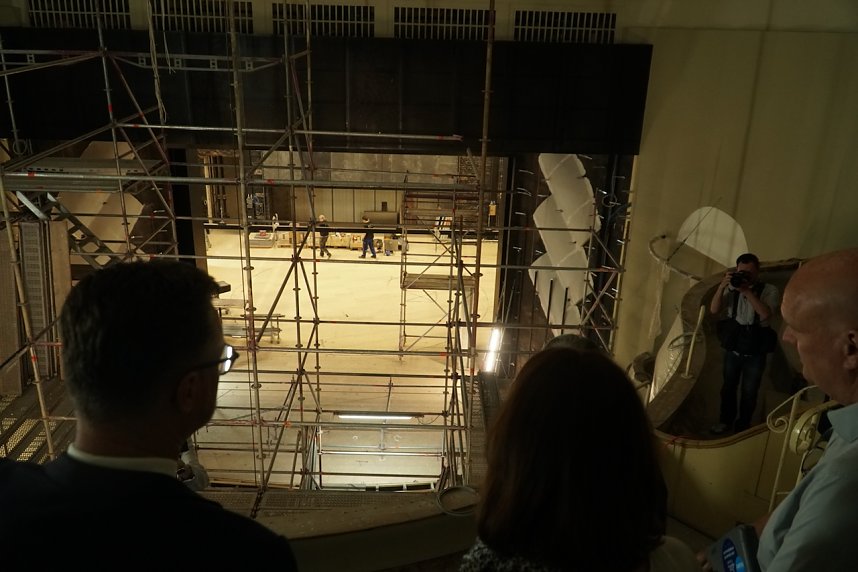 Blick hinter die Kulissen der Nordh&auml;user Theater-Baustelle