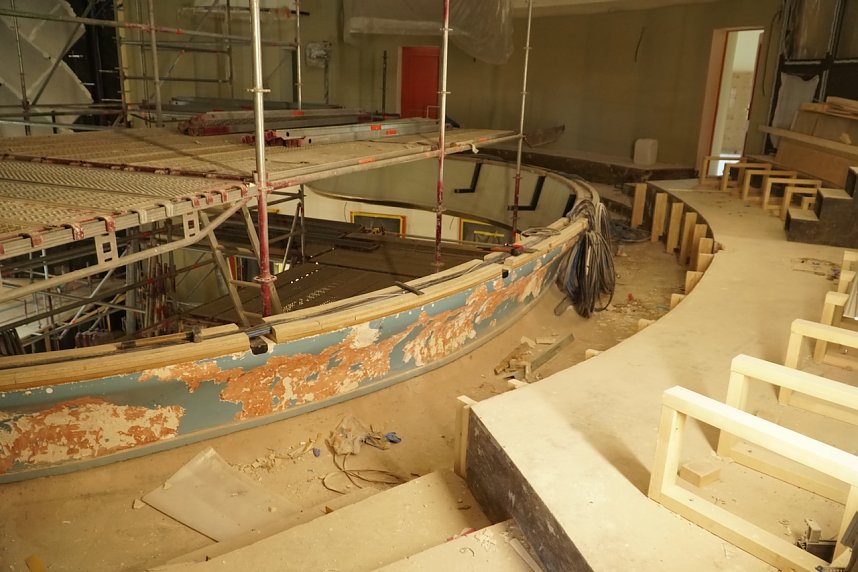 Blick hinter die Kulissen der Nordh&auml;user Theater-Baustelle