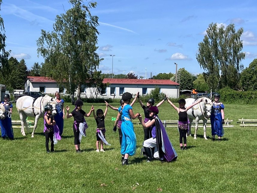Bereits zum dritten Mal in Folge lud der RFV Gro&szlig;wechsungen zum KinderPferdeErlebnistag ein