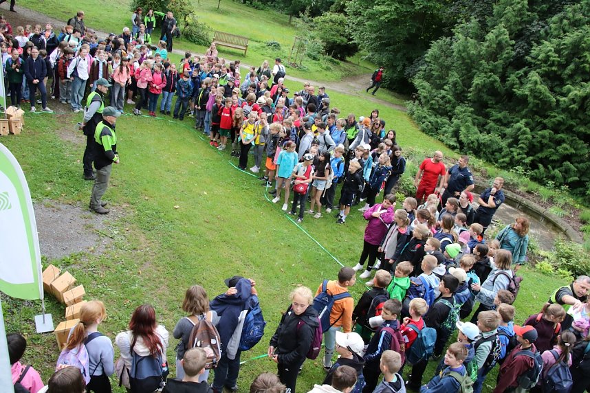 Im Park Hohenrode fanden heute wieder die Waldjugendspiele statt