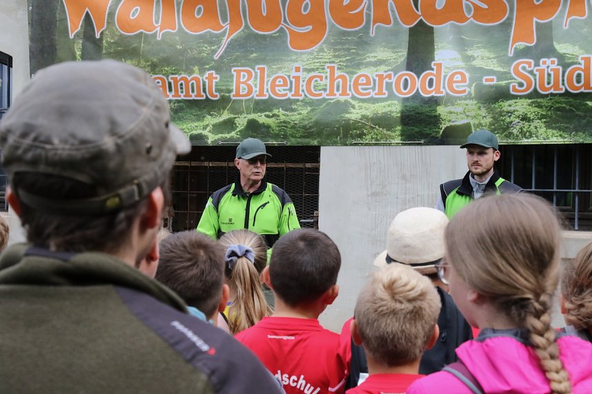 Im Park Hohenrode fanden heute wieder die Waldjugendspiele statt
