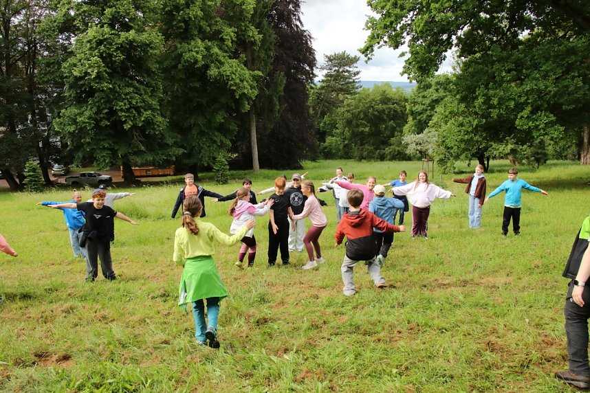 Im Park Hohenrode fanden heute wieder die Waldjugendspiele statt