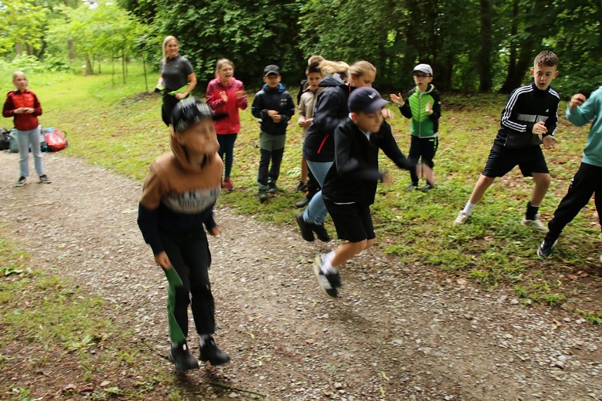Im Park Hohenrode fanden heute wieder die Waldjugendspiele statt