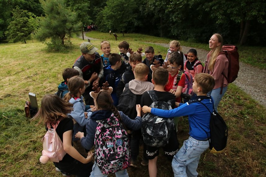 Im Park Hohenrode fanden heute wieder die Waldjugendspiele statt