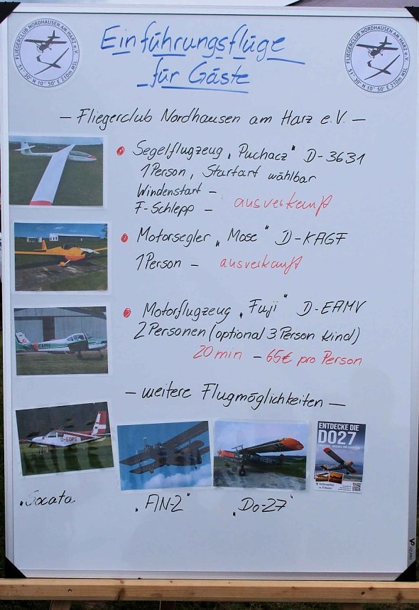 Impressionen vom Flugplatzfest in Nordhausen.