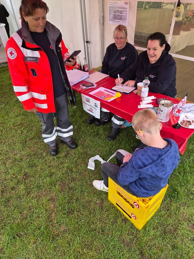 Mit einem Festwochenende feierte das DRK in Wolkramshausen seinen 120. Geburtstag.
