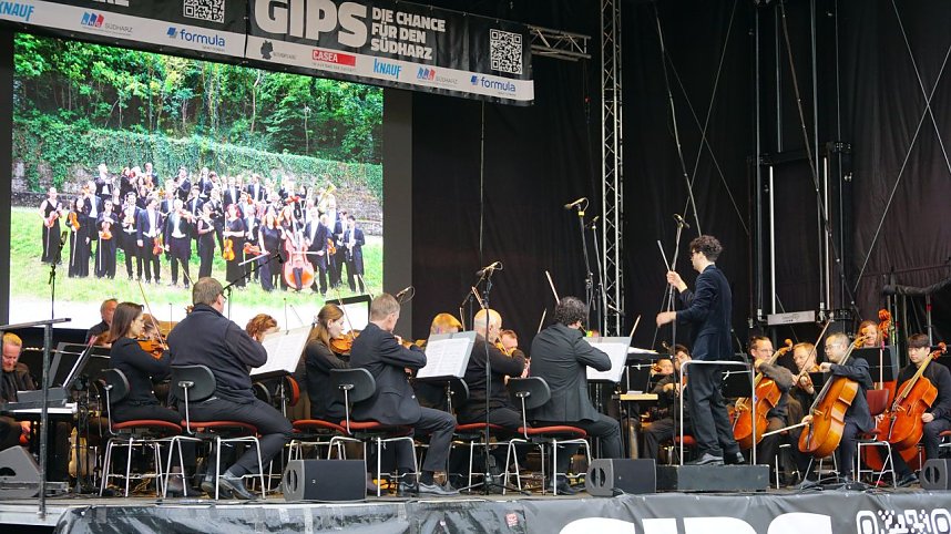 Impressionen vom ersten Abend des Rolandsfestes in Nordhausen.