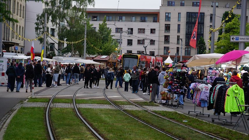 Impressionen vom ersten Abend des Rolandsfestes in Nordhausen.