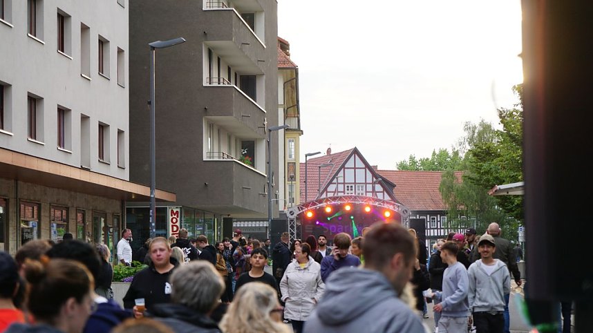 Impressionen vom ersten Abend des Rolandsfestes in Nordhausen.