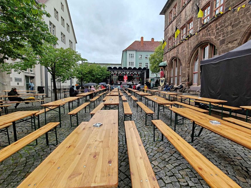 Impressionen vom ersten Abend des Rolandsfestes in Nordhausen.