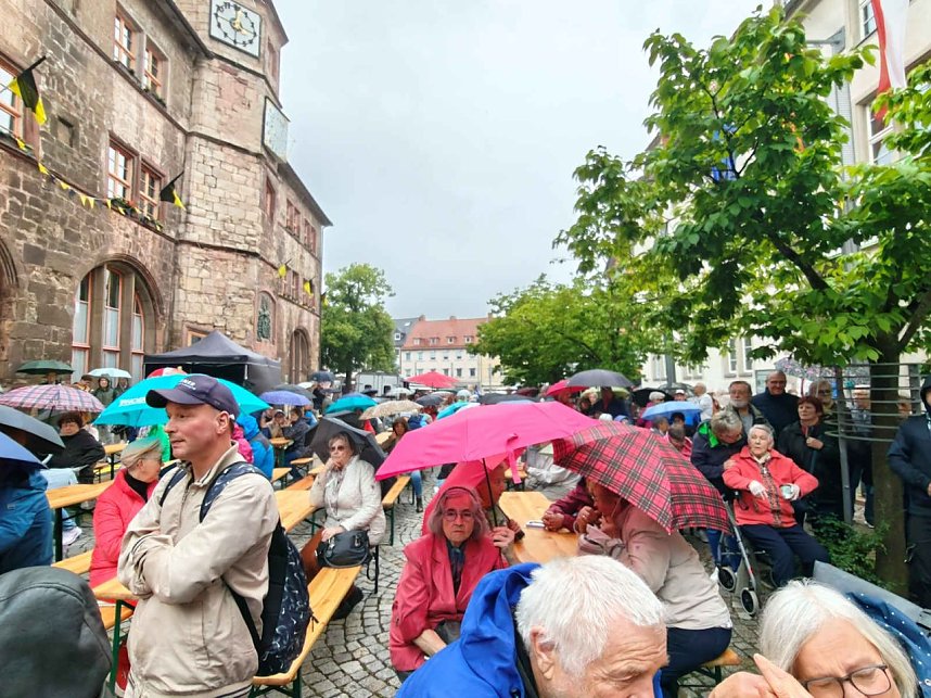 Impressionen vom ersten Abend des Rolandsfestes in Nordhausen.