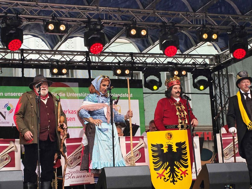 Impressionen vom ersten Abend des Rolandsfestes in Nordhausen.