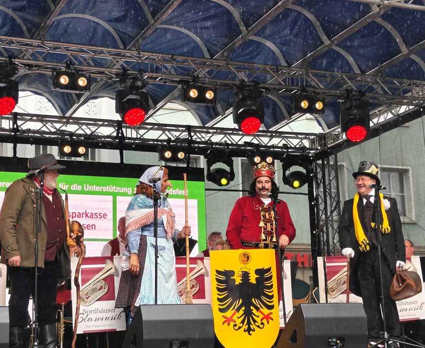 Impressionen vom ersten Abend des Rolandsfestes in Nordhausen.