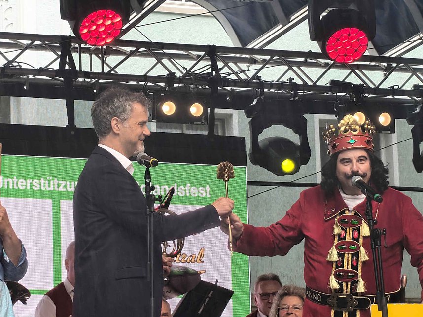 Impressionen vom ersten Abend des Rolandsfestes in Nordhausen.