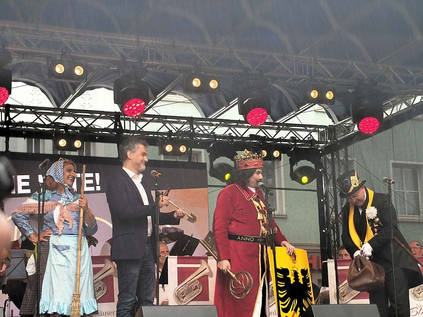 Impressionen vom ersten Abend des Rolandsfestes in Nordhausen.