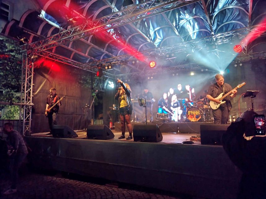 Impressionen vom ersten Abend des Rolandsfestes in Nordhausen.
