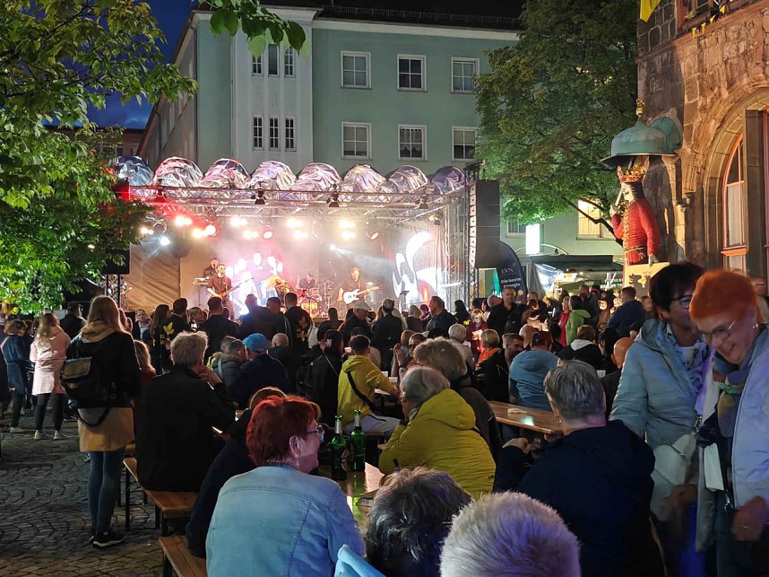 Impressionen vom ersten Abend des Rolandsfestes in Nordhausen.
