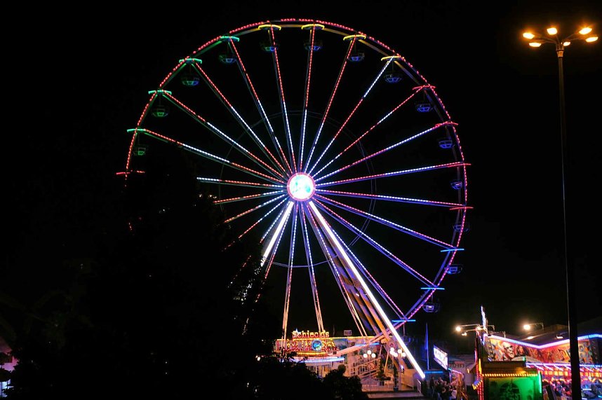 Impressionen vom ersten Abend des Rolandsfestes in Nordhausen.