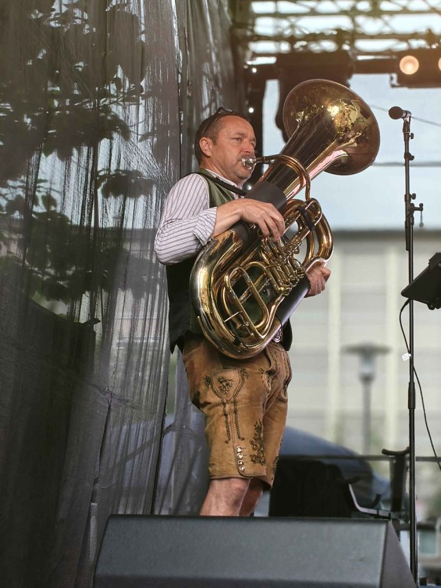 Impressionen vom zweiten Tag des Rolandfestes in Nordhausen.
