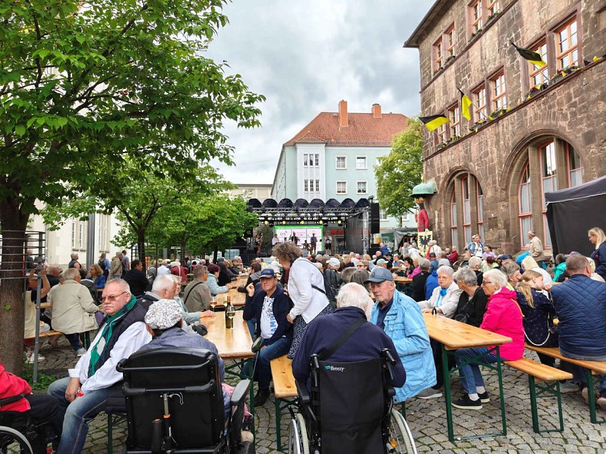 Impressionen vom zweiten Tag des Rolandfestes in Nordhausen.