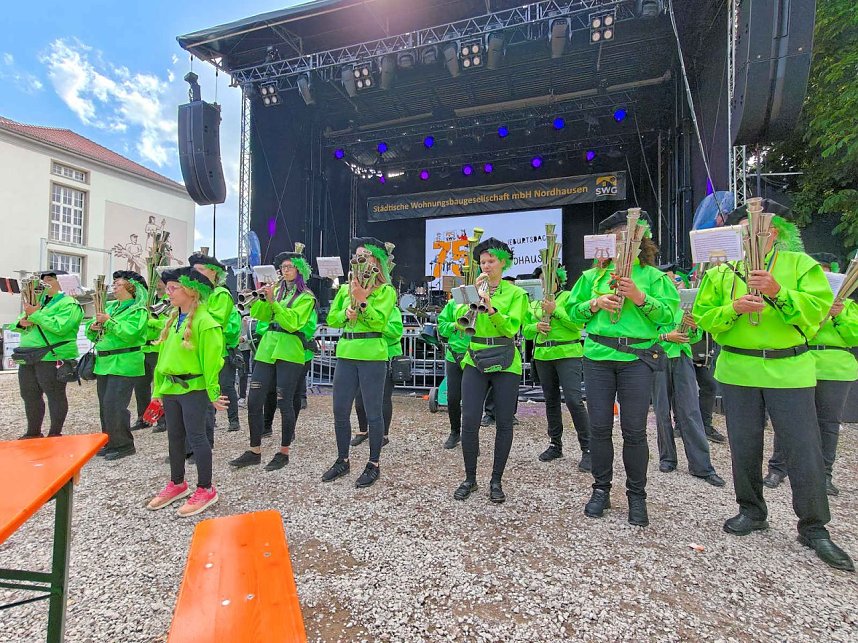 Impressionen vom zweiten Tag des Rolandfestes in Nordhausen.