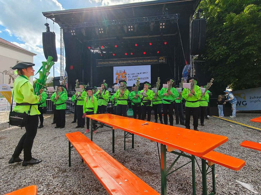 Impressionen vom zweiten Tag des Rolandfestes in Nordhausen.