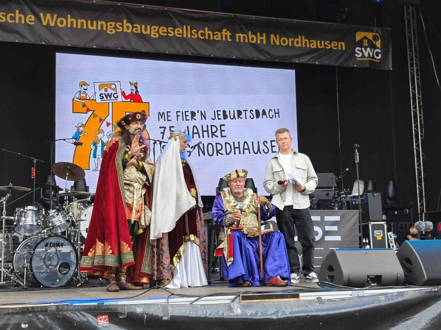 Impressionen vom zweiten Tag des Rolandfestes in Nordhausen.