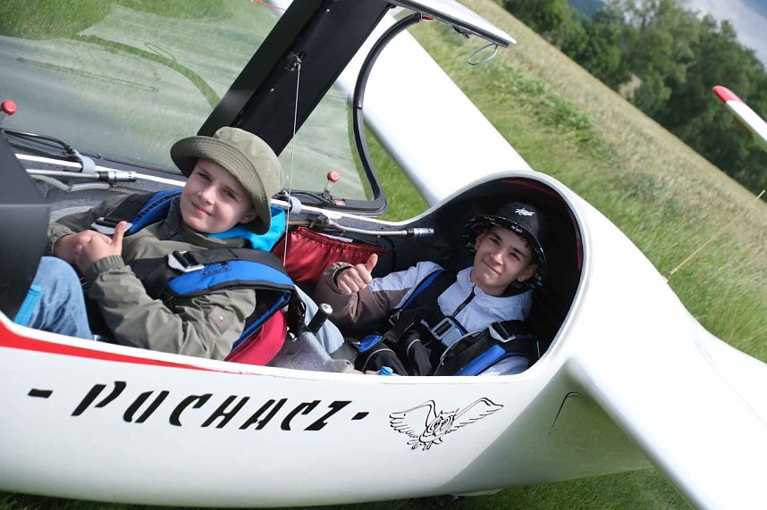 So sch&ouml;n war der Schnuppertag auf dem Flugplatz in Nordhausen. 