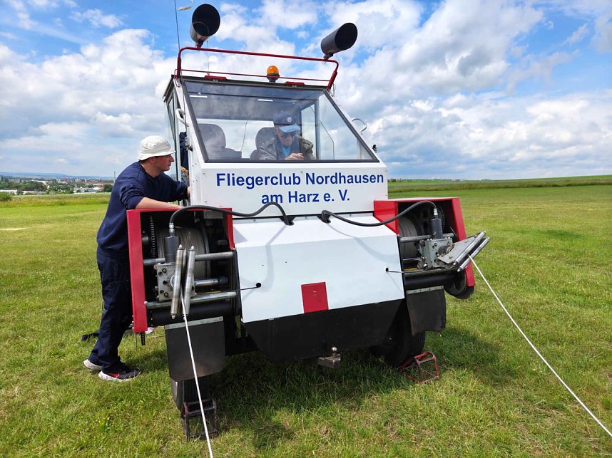So sch&ouml;n war der Schnuppertag auf dem Flugplatz in Nordhausen. 