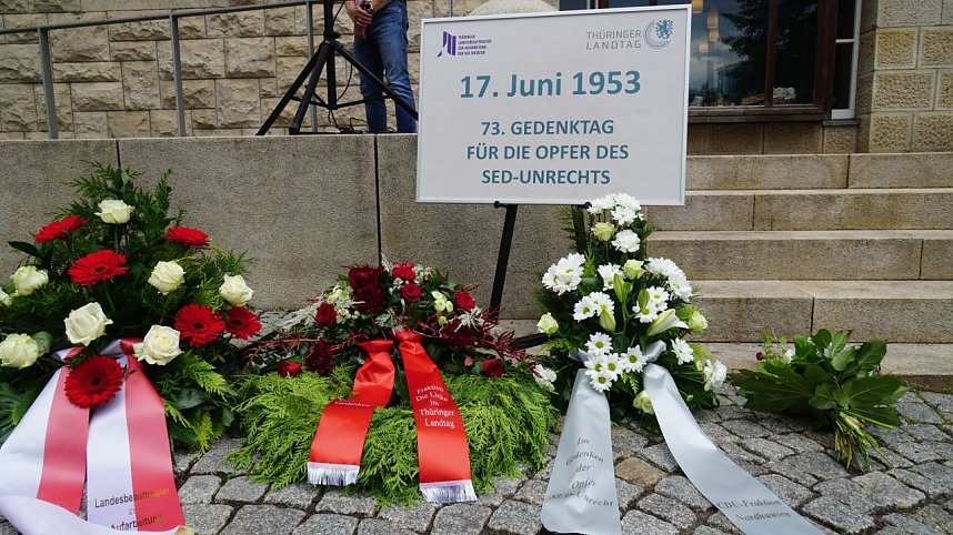 Die zentrale Gedenkveranstaltung f&uuml;r die Opfer des SED-Unrechts fand in diesem Jahr in Nordhausen statt.