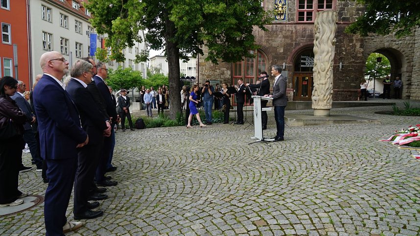 Die zentrale Gedenkveranstaltung f&uuml;r die Opfer des SED-Unrechts fand in diesem Jahr in Nordhausen statt.