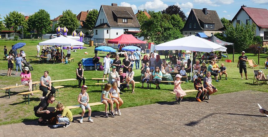 Das Familienfest fand auf dem Sportplatz in Niedersachswerfen statt.