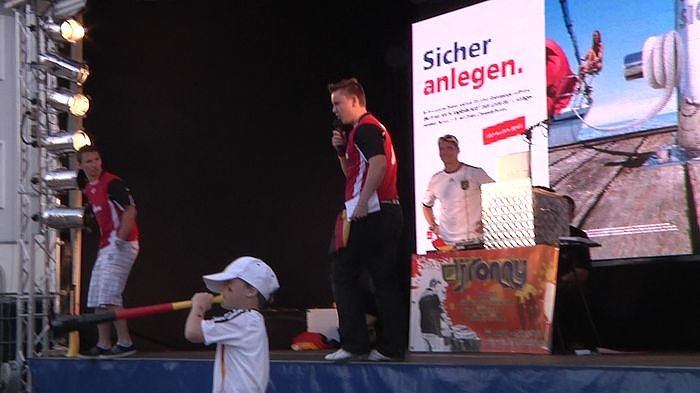 Fu&szlig;ballgucken auf dem Berg