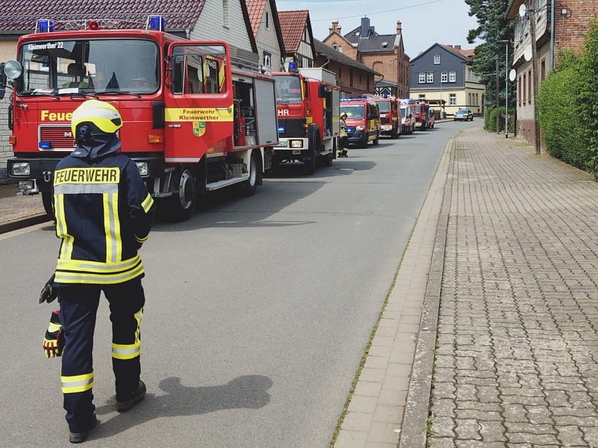 Brand in Gro&szlig;werther