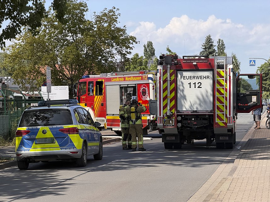 Containerbrand bei der Lebenshilfe in Nordhausen
