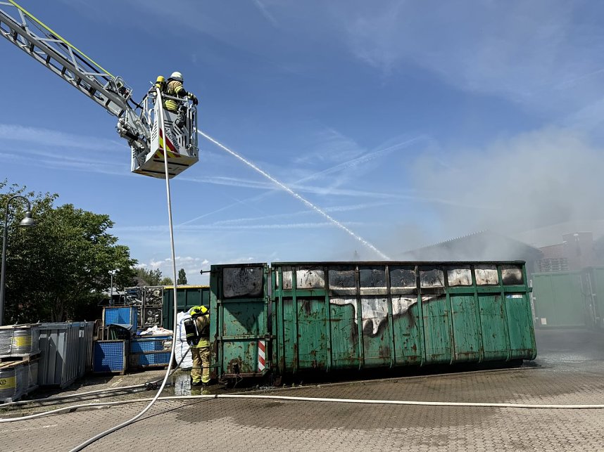 Feuerwehreinsatz bei der Lebenshilfe