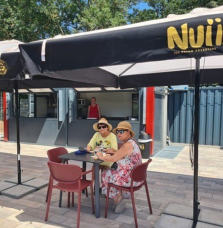 Neuer&ouml;ffnung am Kiesschacht