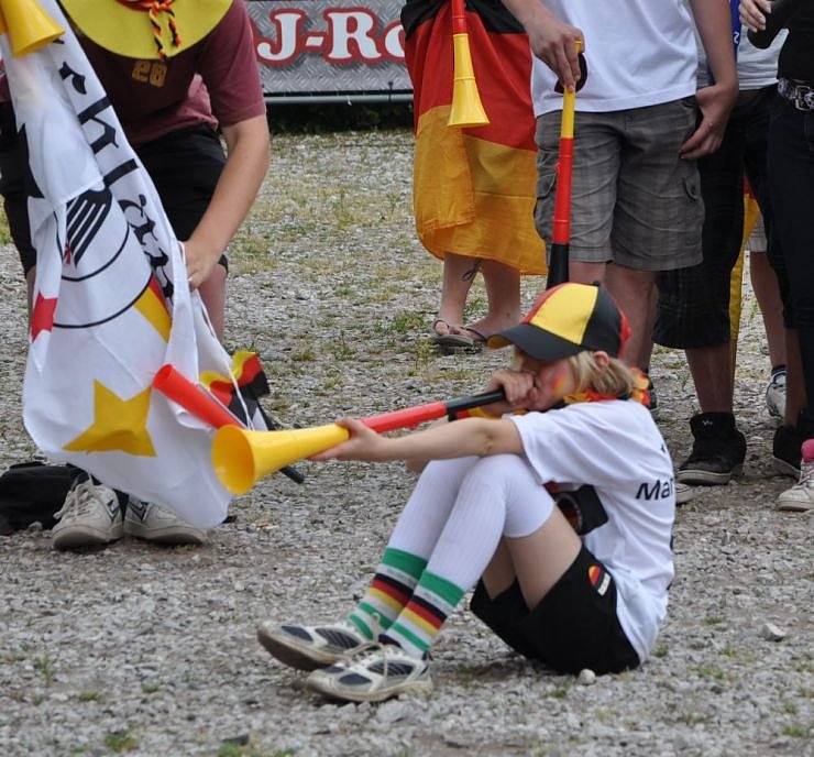 Public Viewing auf den Petersberg