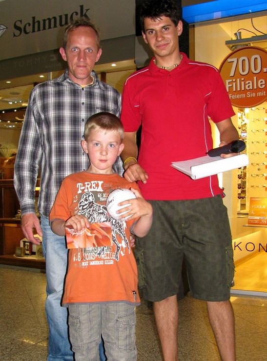 Kickern in der Galerie