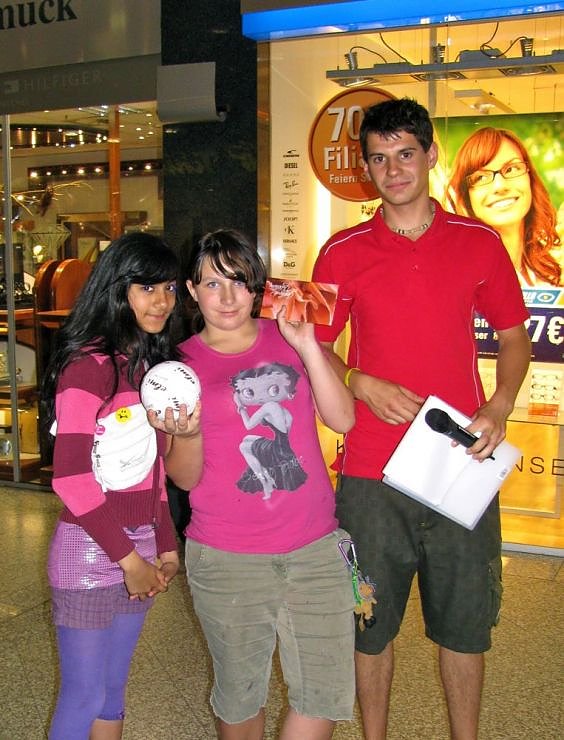 Kickern in der Galerie