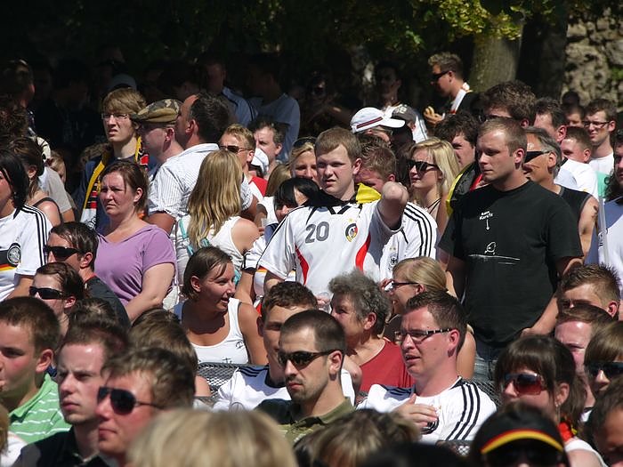 WM-Stimmung auf dem Berg