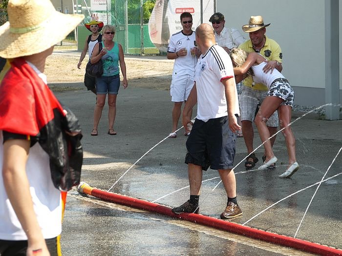 Fu&szlig;ball-Fieber auf dem Berg