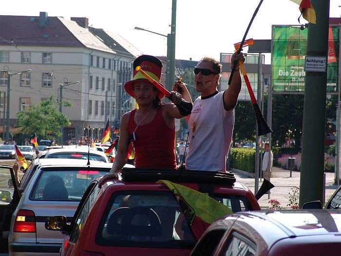 Party auf der Stra&szlig;e